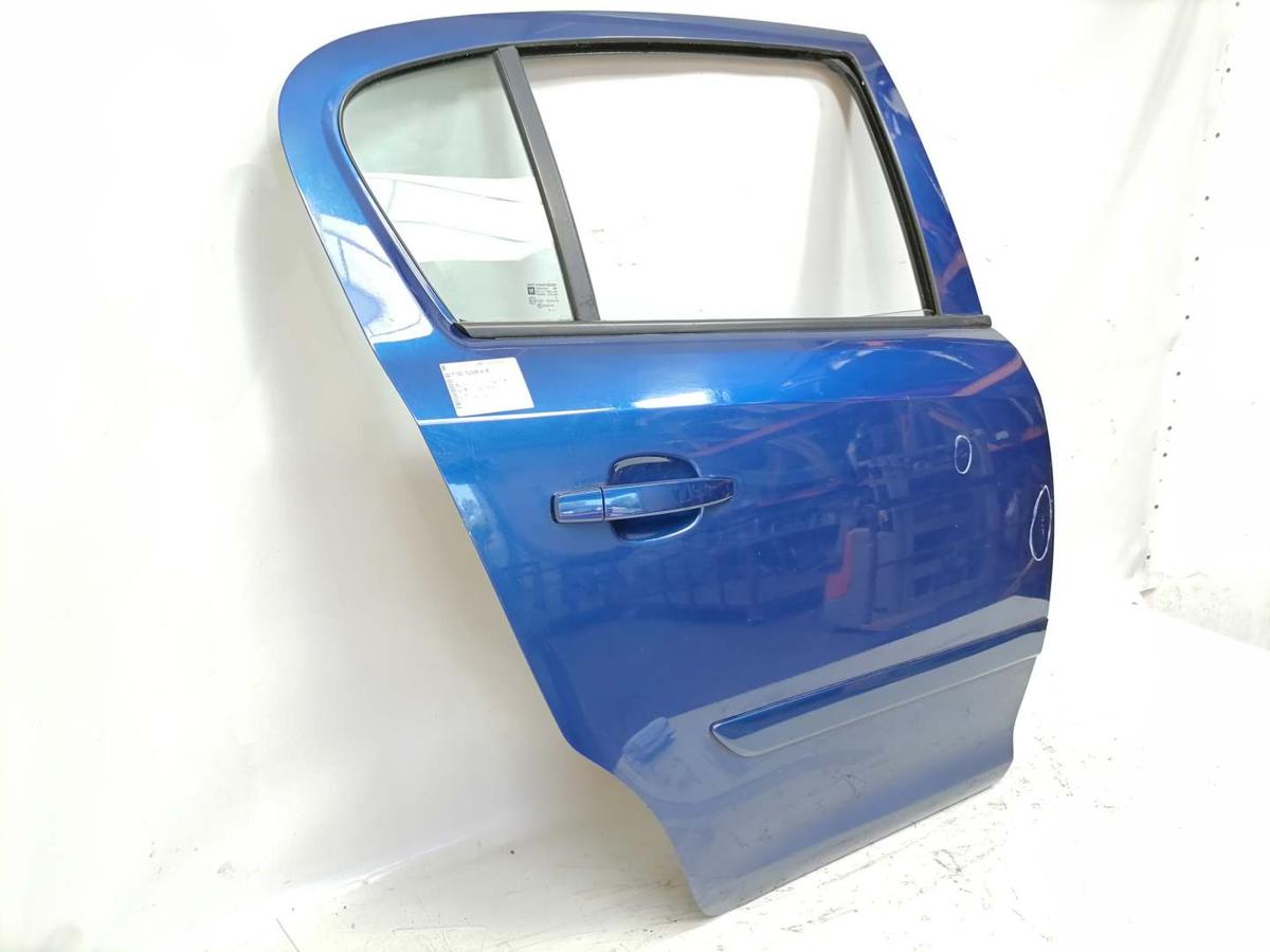 Opel Corsa D original Tür hinten rechts Z21B Ultrablau Bj.2007
